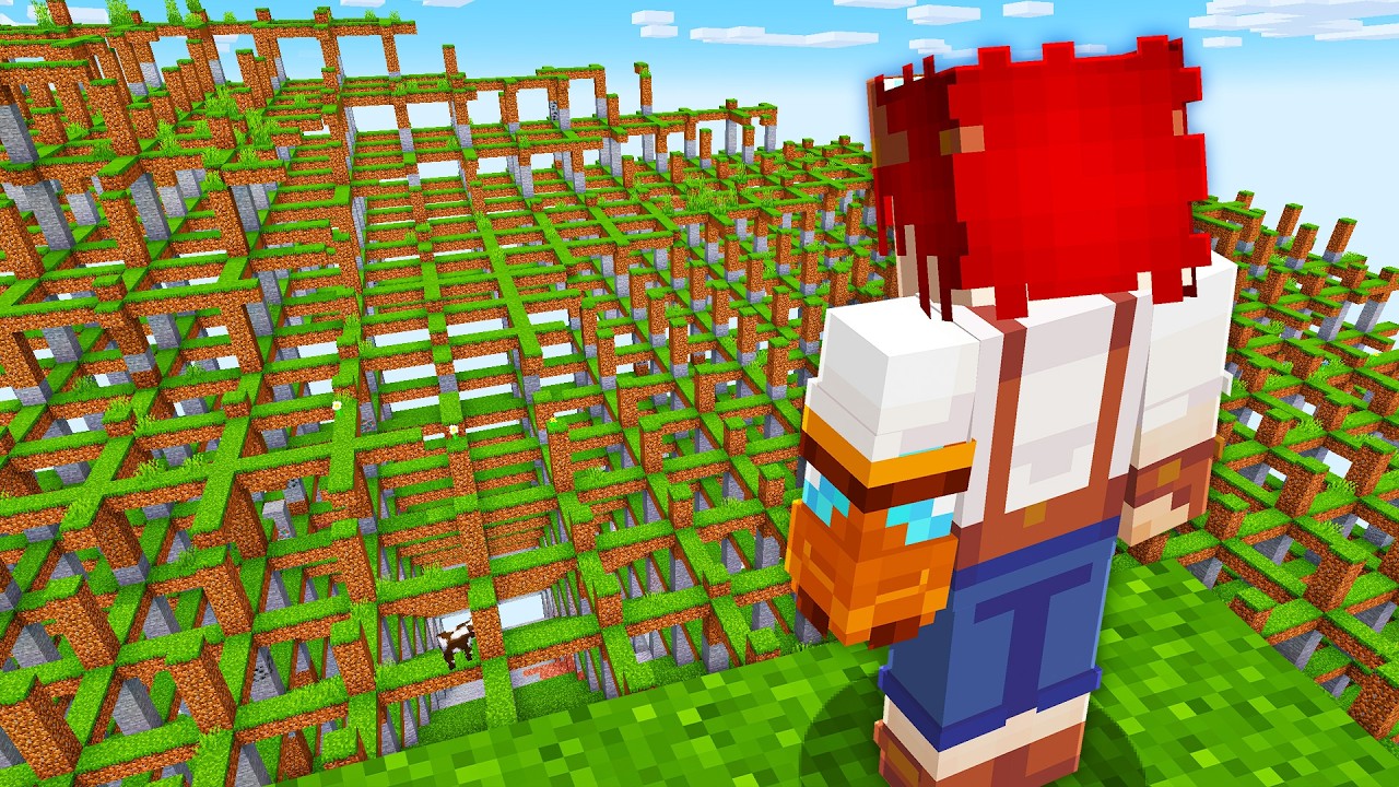 esse MUNDO de MINECRAFT é TODO 