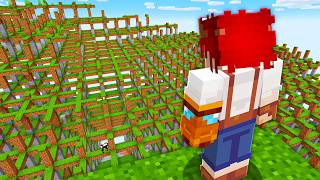 esse MUNDO de MINECRAFT é TODO "FURADO"...