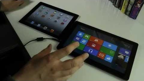 Microsoft Surface VS iPad - Windows 8 VS iOs