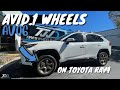 Toyota rav4  18x8 avid1 av06 wheels fitment