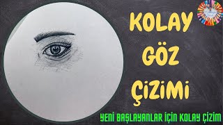 Göz Nasıl Çizilir ? / Kolay Göz Çizimi / Göz Çizimi / Karakalem Göz Çizimi / How to Draw Easy Eyes