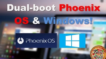 How to DualBoot PhoenixOS to Windows 7/8/10 | Easy method | TECHY PIZZA 🍕