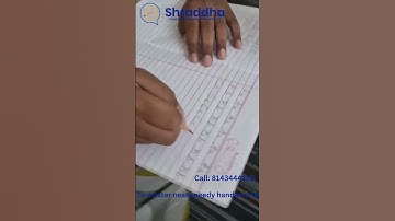 Neat & Speedy English Handwriting by Students | Shraddha Handwriting Classes Hyderabad