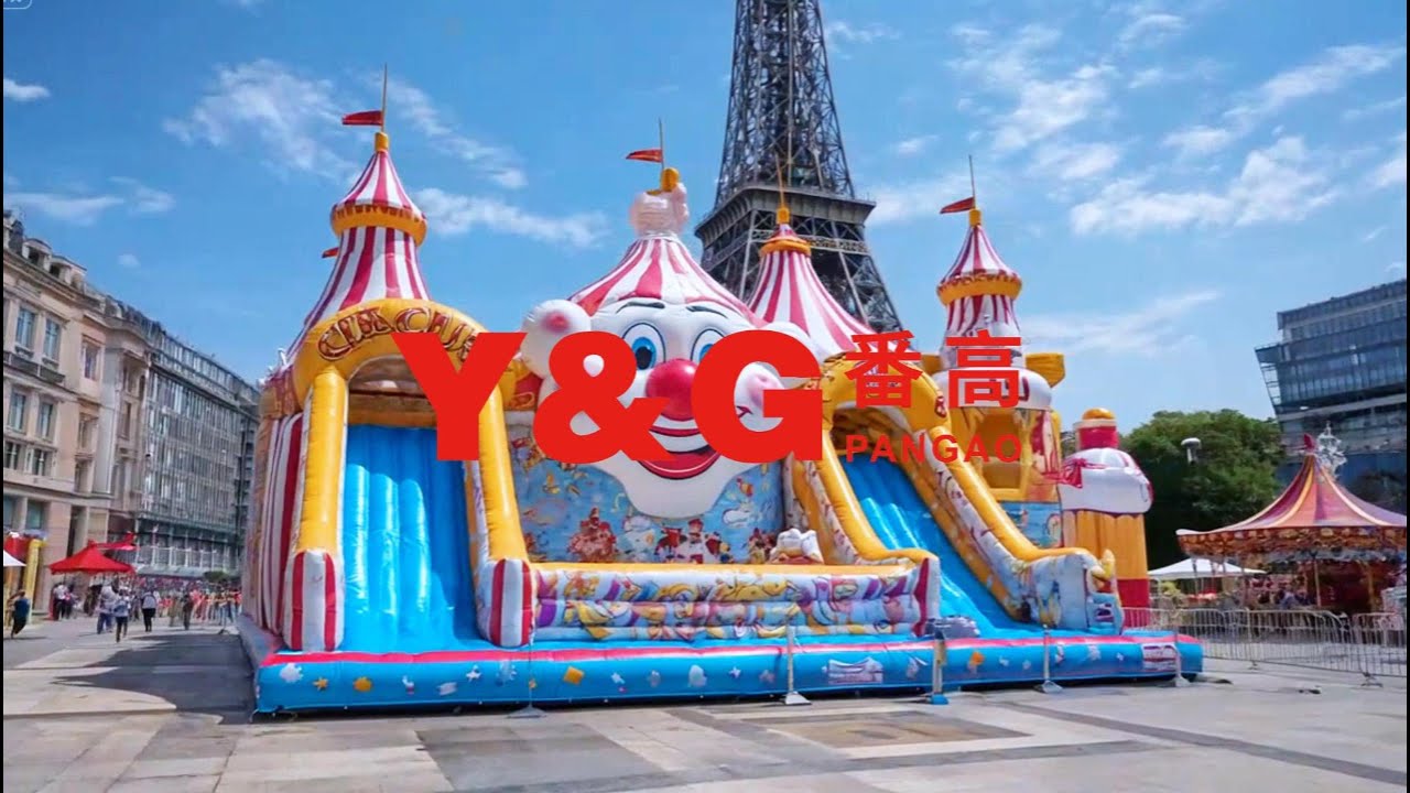 🤡 WORLD'S MOST EPIC Giant Inflatable Park! Clown-Themed Bounce Paradise! 🤡