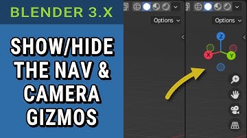 Blender: show / hide navigation & camera gizmos