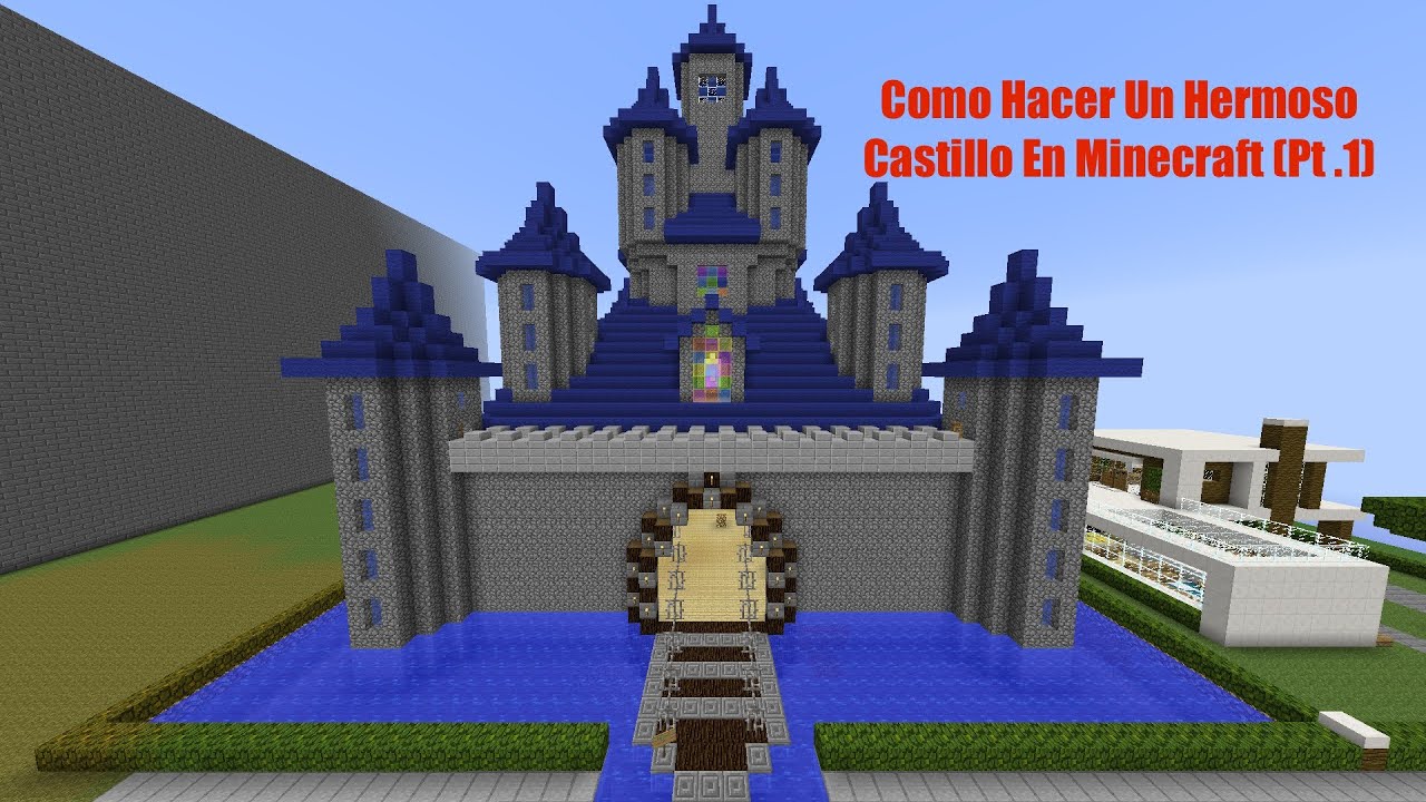 Como Hacer Un Hermoso Castillo En Minecraft Pt Youtube