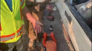 Removing clevis pins