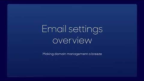 How to Configure Email Settings in the OpenSRS Reseller Control Panel