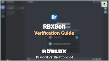 RBXBolt Verification Guide Step by Step | Roblox Discord Bot (2020)