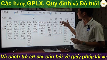 Các quy định về GPLX và cách trả lời các câu hỏi trong phần thi lý thuyết 600 câu - Thầy Tâm
