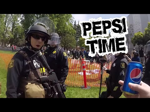Berkeley Protesters Take the Pepsi Challenge