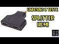 UNBOXING/TESTE - Splitter HDMI