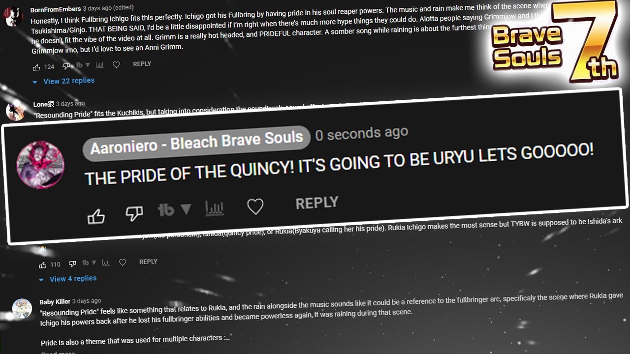 REACTING TO YOUR 7TH ANNIVERSARY CHARACTER THEORIES! Bleach: Brave Souls!