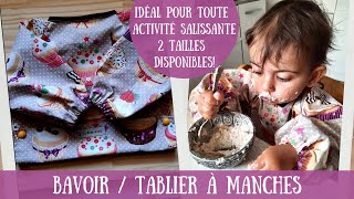 Tuto Couture Bavoir / Tablier à Manches pour toute activité salissante