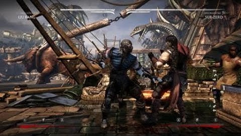 The flashy Subzero variation combo - MKX