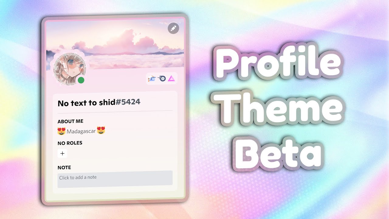 Create the discord profile of your dreams by Tritan27