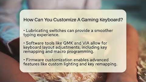 How Can You Customize A Gaming Keyboard? - Video Gamers Vault