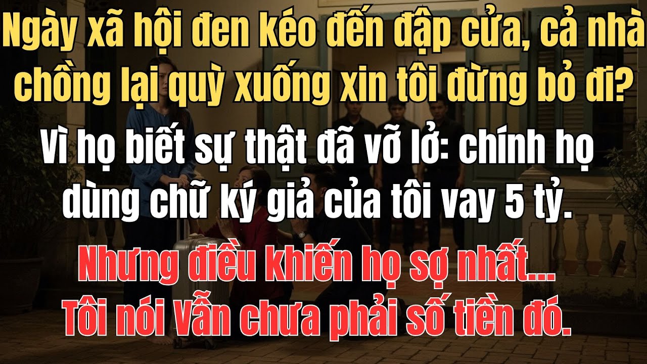 Suýt Bị Xử Vì Bà Mẹ Chồng Giả Chữ Ký Tôi Vay 5 Tỷ - Khi Xã Hội Đen Kéo Đến Và Cái Kết Cho Cả Nhà