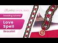An Easy Bracelet that Will Wow Everyone ♥️ Square Stitch ♥️ Love Spell Bracelet Beading Tutorial