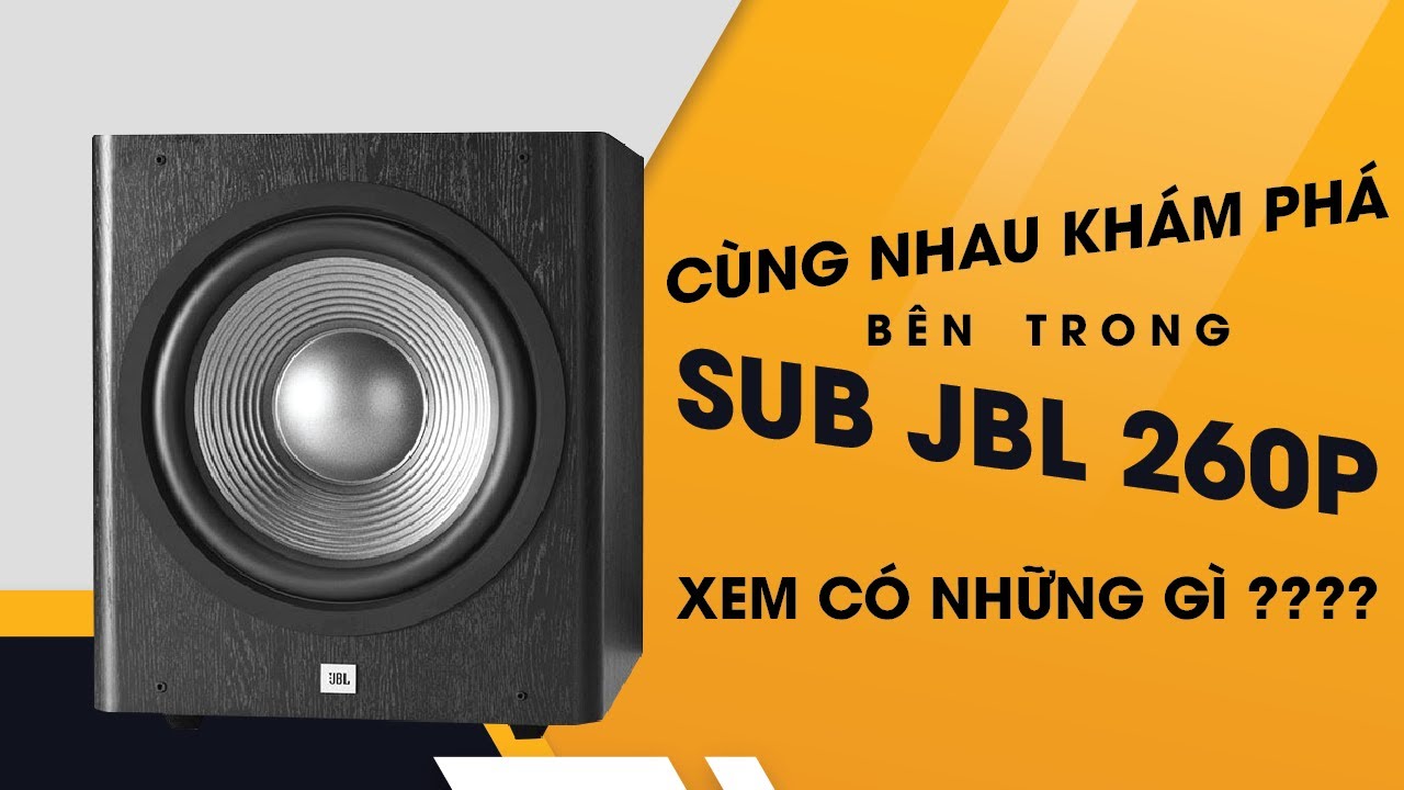 Loa Sub JBL Studio 260P, Loa Sub Bass 30 Chính Hãng Không Đối Thủ Trong Tầm  Giá !!! - YouTube