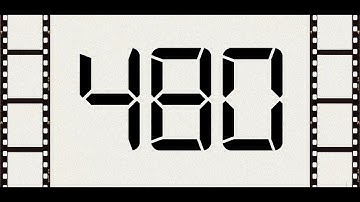 Countdown from 480 to 0 (Retro)