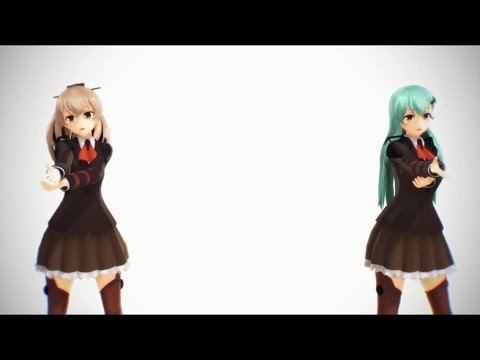 【MMD艦これ】鈴谷と熊野でGLIDE