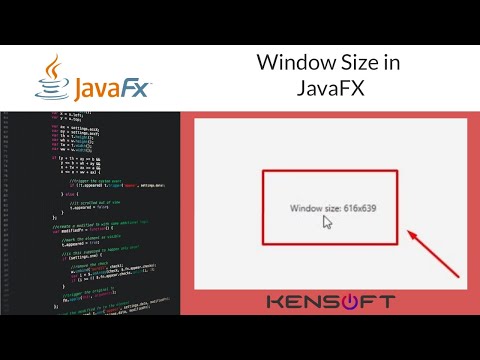 วีดีโอ: ฉันจะเปลี่ยนขนาดของปุ่มใน JavaFX ได้อย่างไร