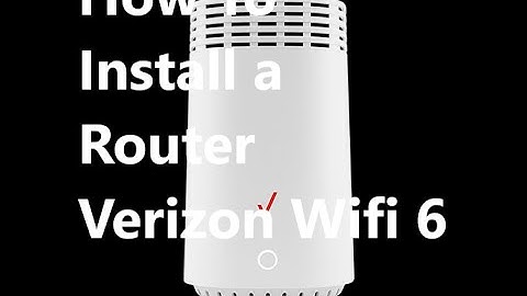 How To Set Up a WiFi 6 Router Verizon