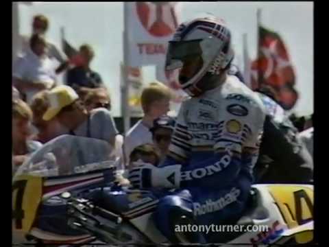 1986 Documentary on Aussie GP500 Motorcycle Racer Wayne Gardner, the year before he won the Championship. Honda NSR 500