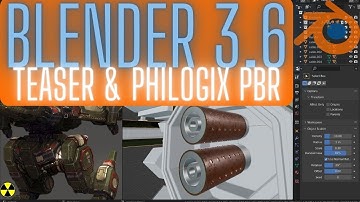 Blender 3.6 teaser & Philogix workflow tips #3dslasher #blendertutorial #blender3.6