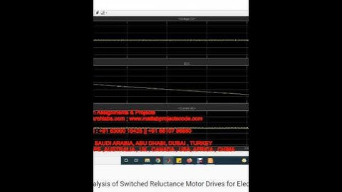 Simulation and Analysis of Switched Reluctance Motor Drives for Electric Vehicle Applications MATLAB