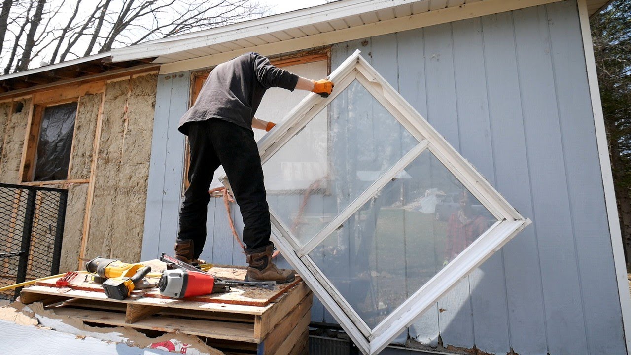 Window Tear Out - Mobile Home Renovation - YouTube