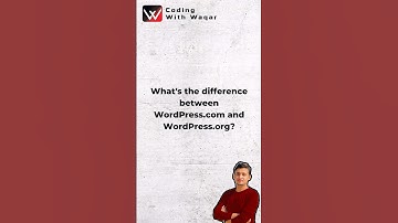 Difference between WordPress. com and WordPress.org #shorts #wordpress #viral