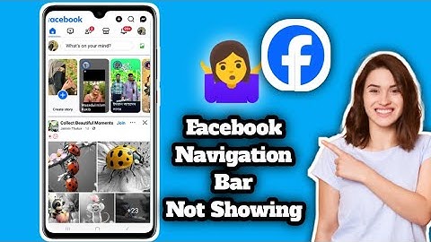How To Fix Facebook Navigation Bar Not Showing Problem (New update 2025)🫰💝