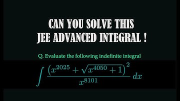 Can You Solve this JEE ADVANCED level integral ! | IIT DELHI