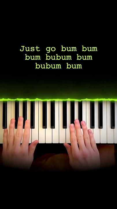 How to Play Viva La Vida by Coldplay on Piano in 55 seconds - Easy Beginner Tutorial! #pianotutorial