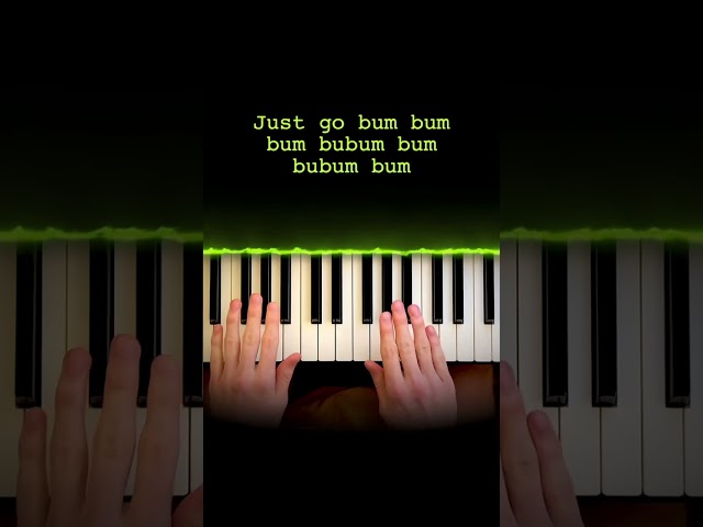 How to Play Viva La Vida by Coldplay on Piano in 55 seconds - Easy Beginner Tutorial! #pianotutorial class=