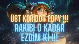 RAKİBİ O KADAR EZDİM Kİ !!! POPY ÜST KORİDOR OYNANIŞ 0'DAN ELMASA #3