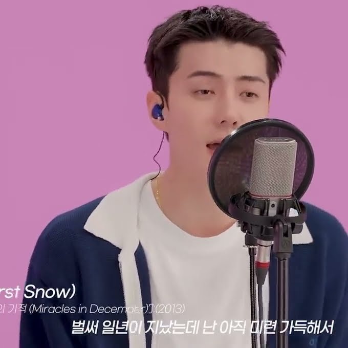 Sehun singing Kai's part in First Snow 🥺🥺🥺 #kai #exo #exol #kpop #sehun