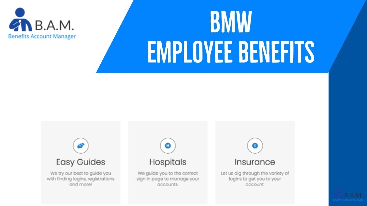BMW Employee Benefits Login Via Benefits BMW