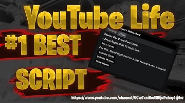 YouTube Life Script 2022 Hack GUI | New Auto Farm | Roblox