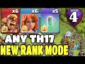 Th17 best attack strategy for new ranked mode || Rank 4 || Clash of Clans || COC