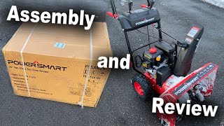 Power Smart Snowblower Assembly and Review