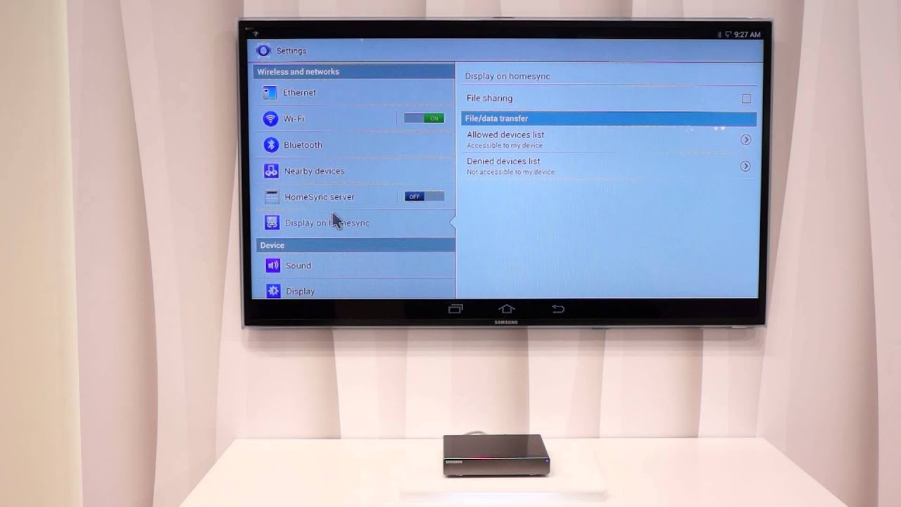 Hands On With Samsung's Home Sync At MWC 2013 mwcda