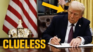 Trump's random signing confirms he has NO IDEA what's going on