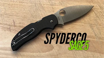 Spyderco Sage 5 Review