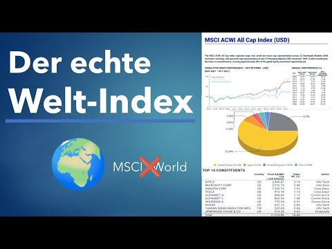 Bester Welt Index?⎮MSCI ACWI All Cap Index