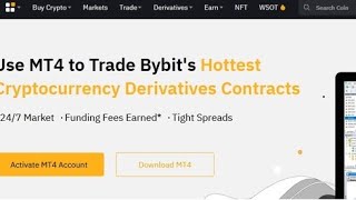 منصة bybit للعملات  المشفرة ..فتح حساب MT4