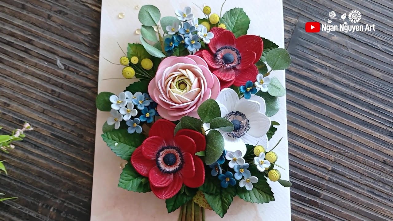 Quilling Anemone Flower | DIY