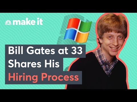 Bill Gates in 1989 On His Hiring Process, Microsoft's Seattle Area Office